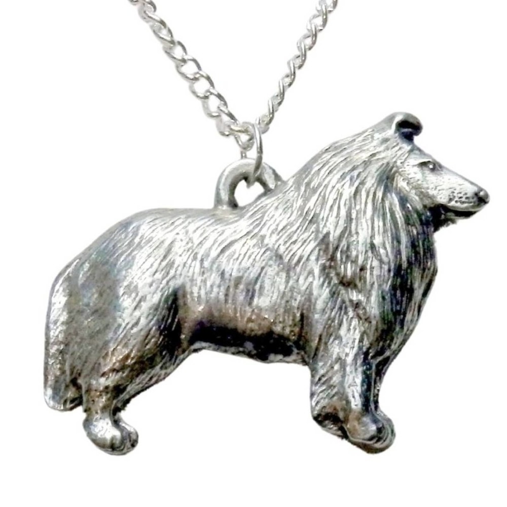 Collie Dog Necklace  1566